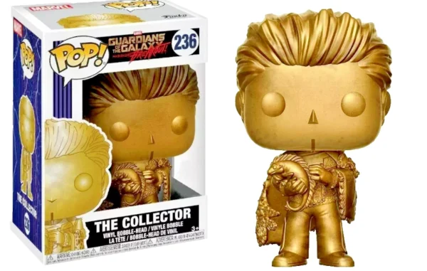 Funko POP! Guardians of the Galaxy Figure - THE COLLECTOR (Gold) #236 *Exclusive
