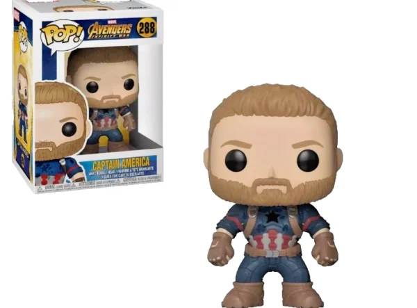 BOX DAMAGED Funko POP! Marvel: Avengers Infinity War - Captain America #288