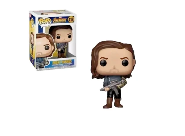 BUCKY BARNES Funko Pop! #418 Marvel Comics Winter Soldier Vinyl Figure NEW